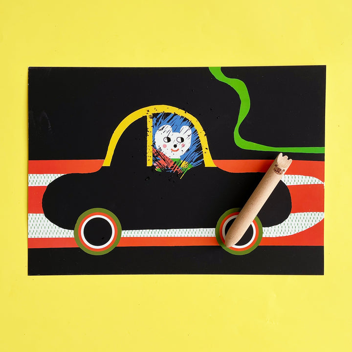 Vehicle Scratch Carrds - DAMAGED
