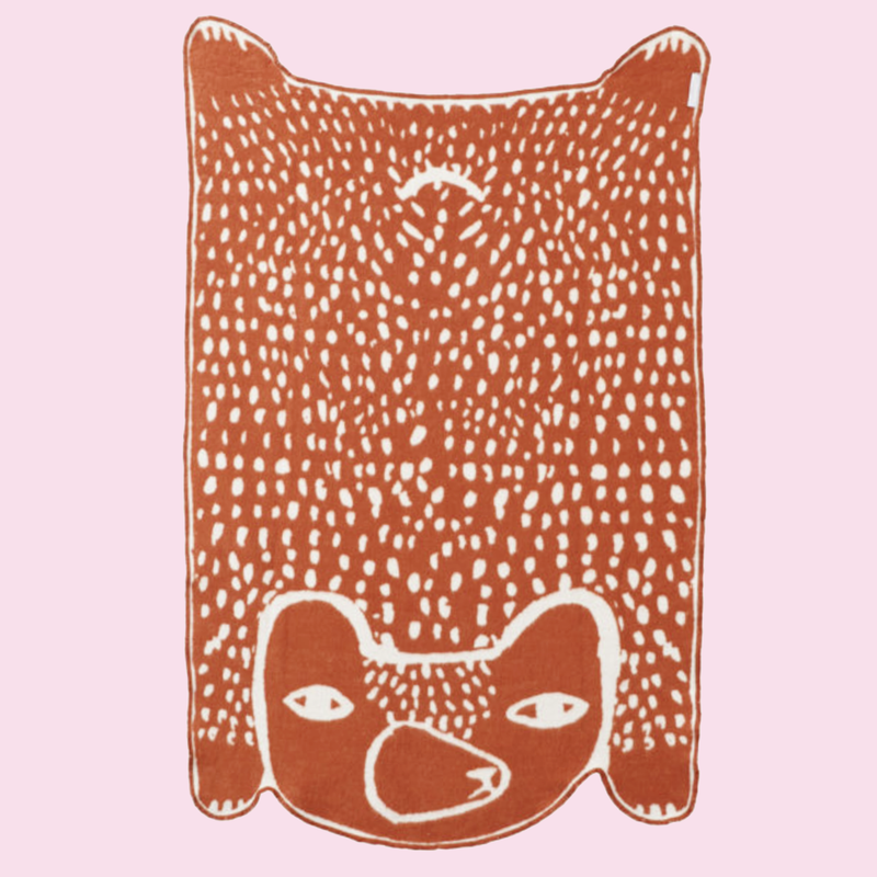 Bear Cotton Mini Blanket