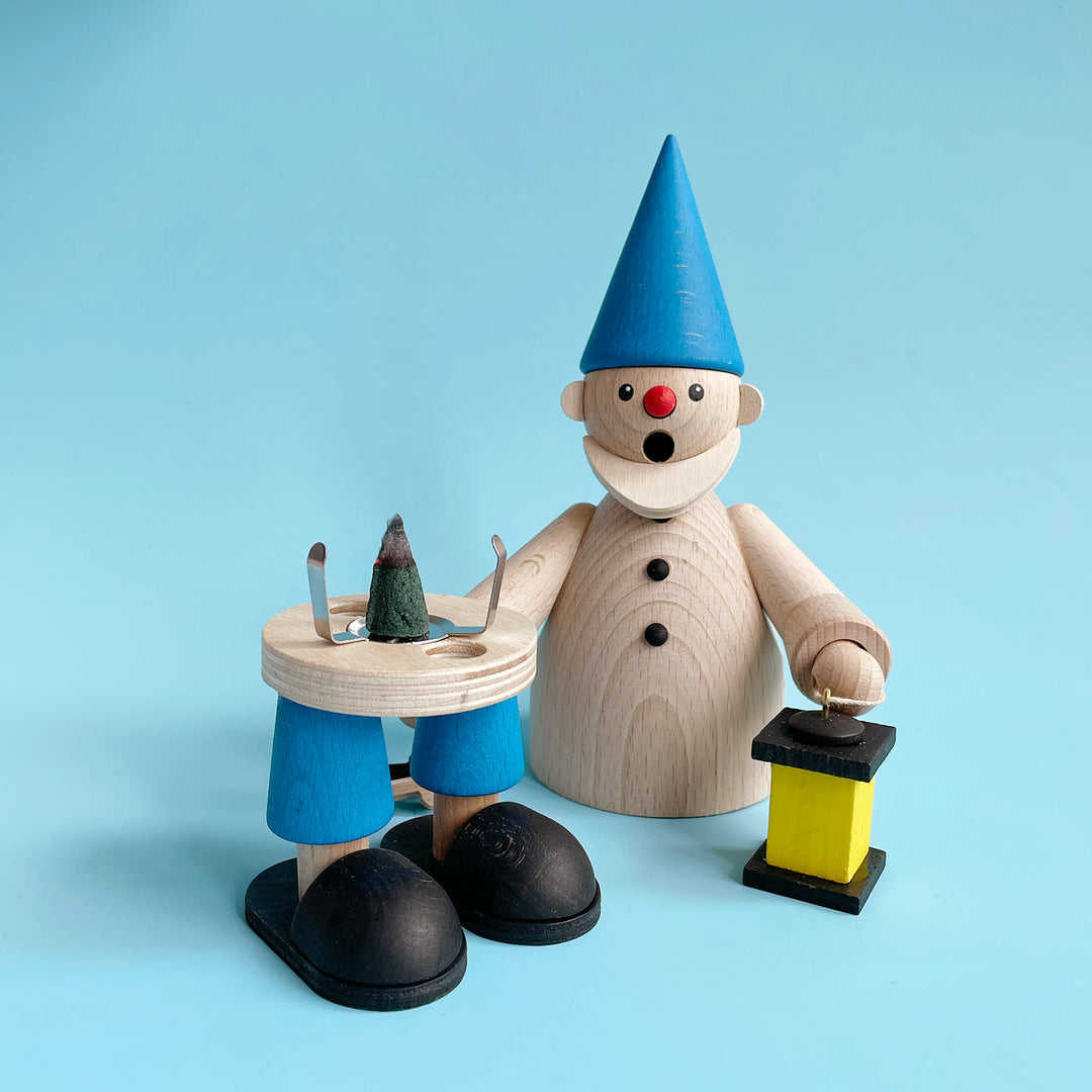 Wooden Gnome Incense Smoker Kit