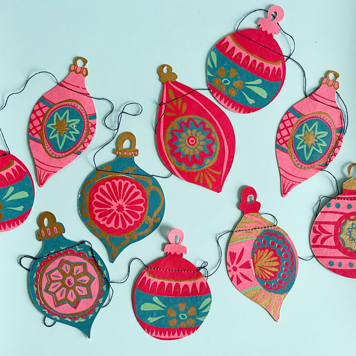 Baubles Sewn Garland
