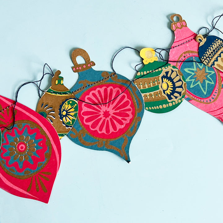Baubles Sewn Garland