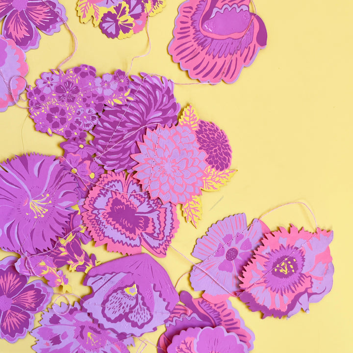 Spring Garden Sewn Garland