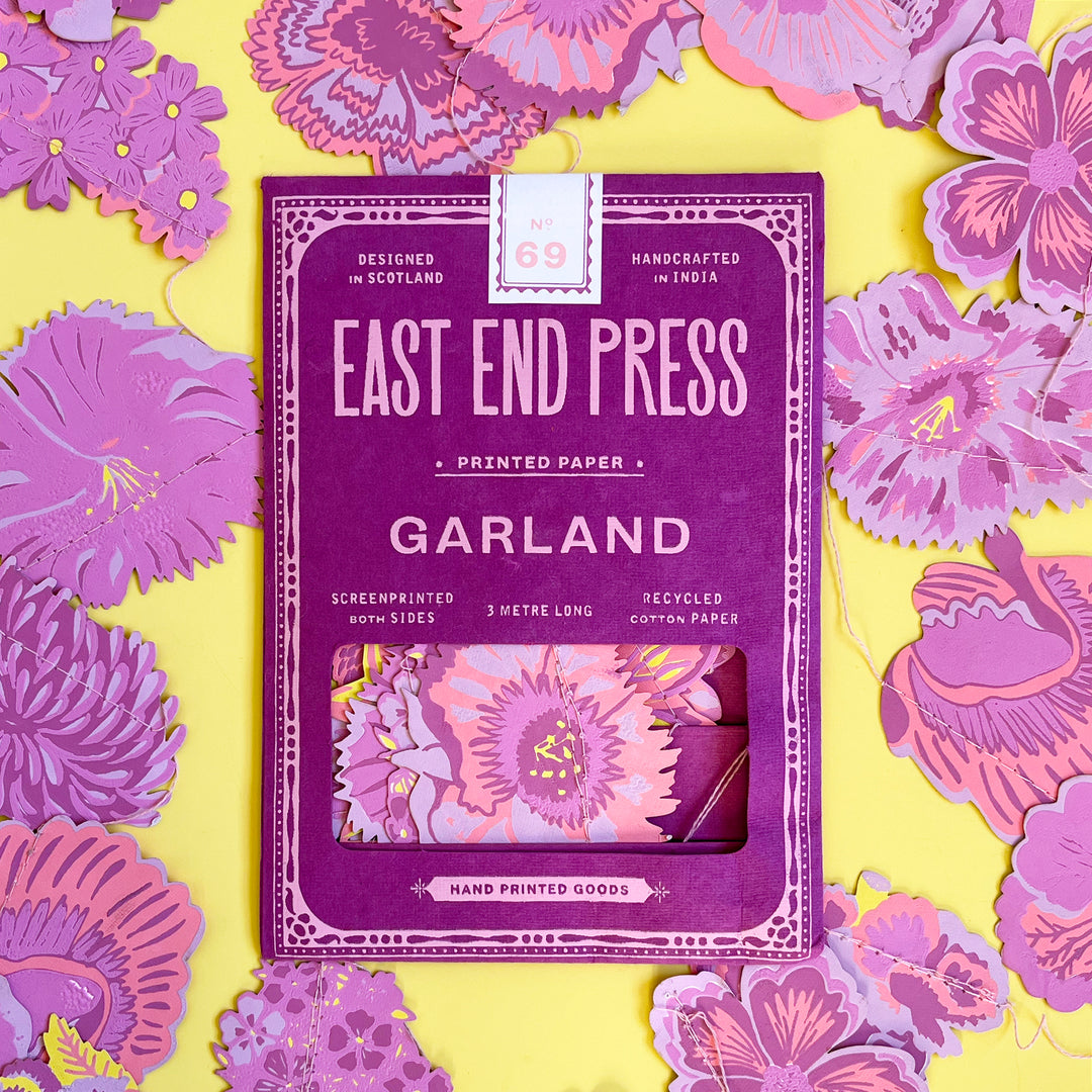 Spring Garden Sewn Garland