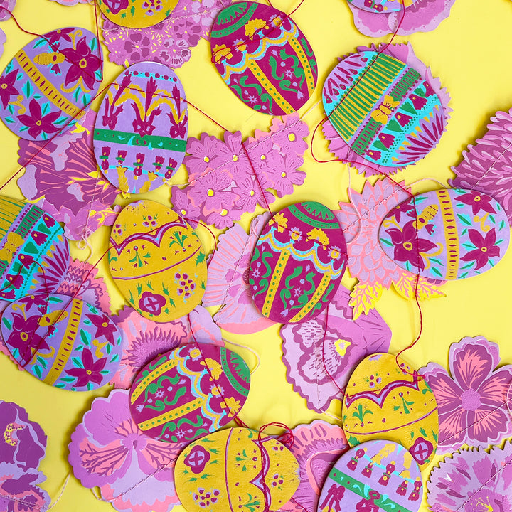 Spring Garden Sewn Garland