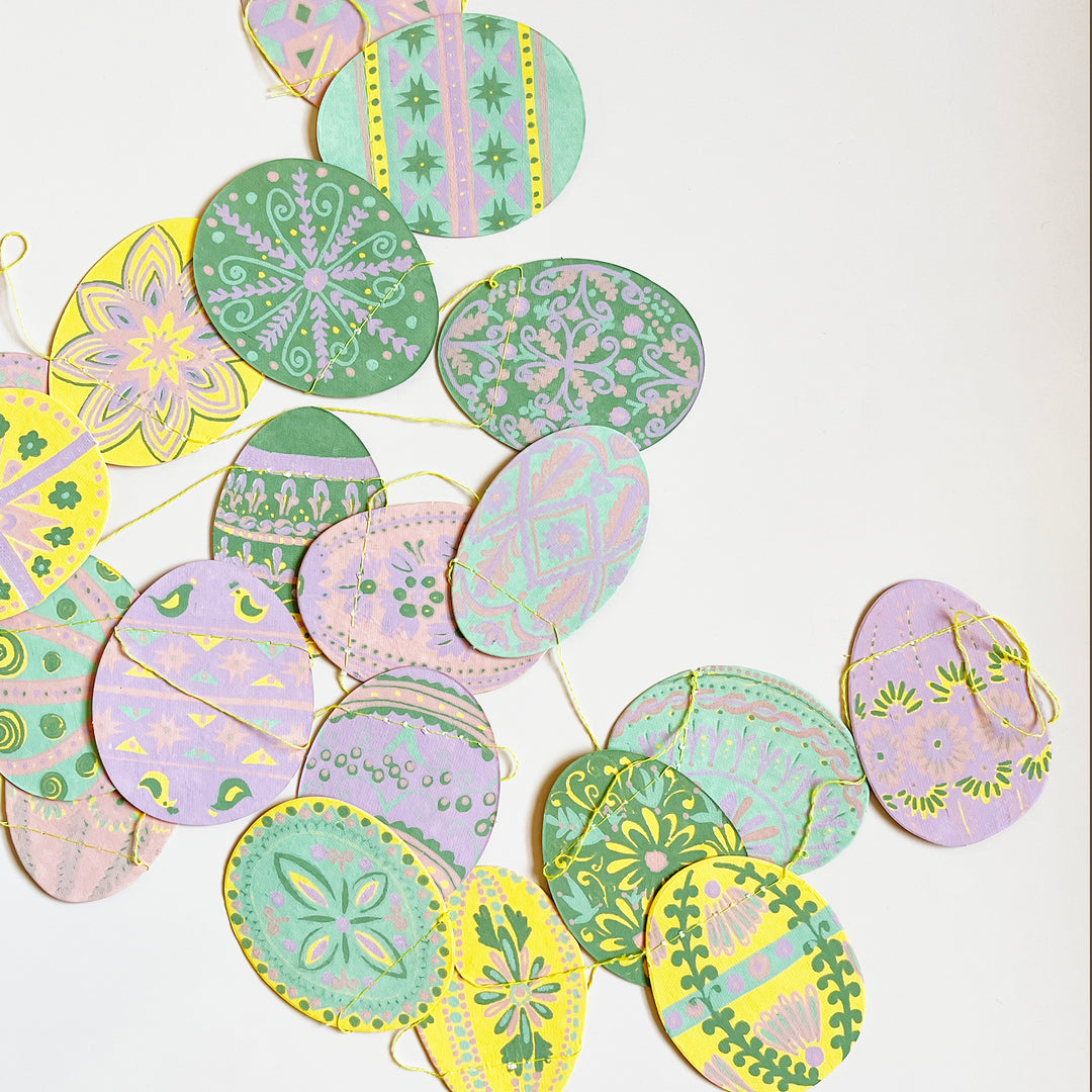 Egg Hunt Sewn Garland