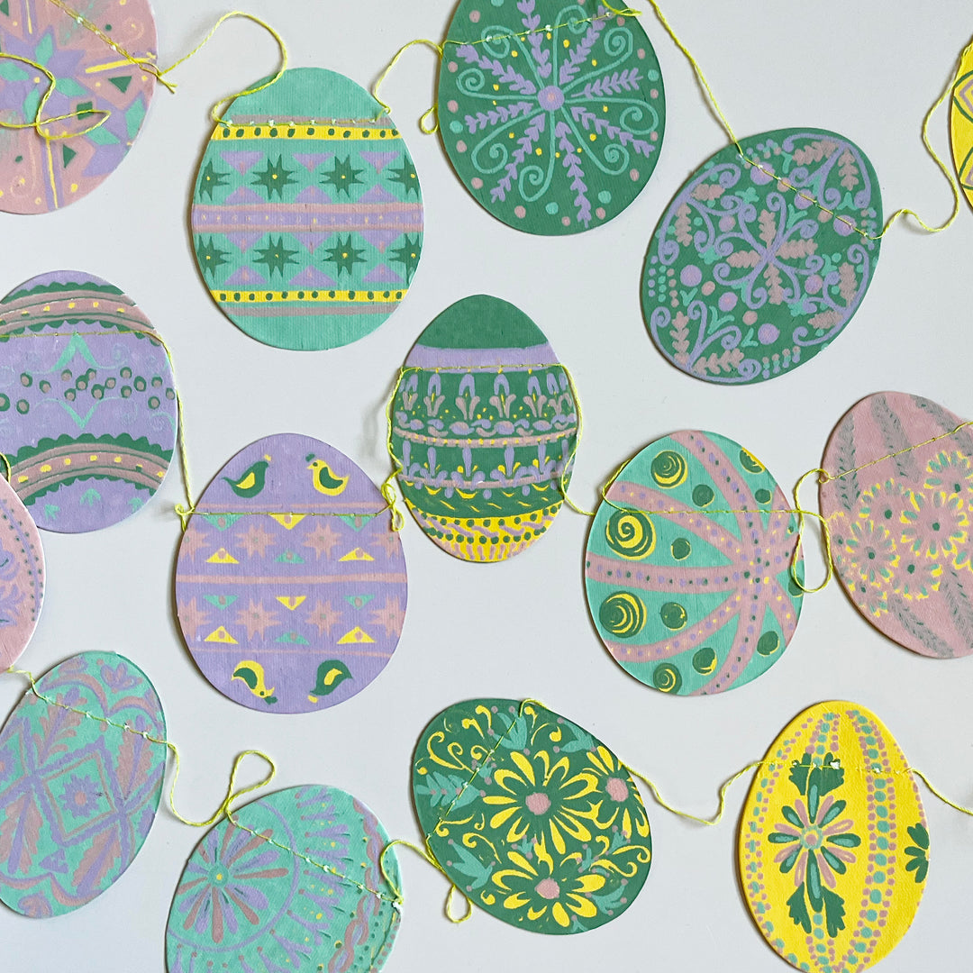 Egg Hunt Sewn Garland