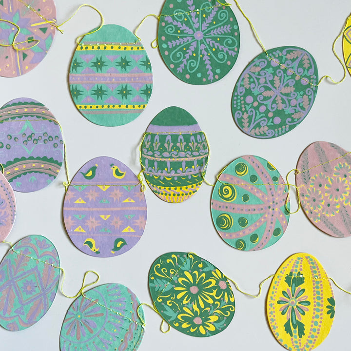 Egg Hunt Sewn Garland