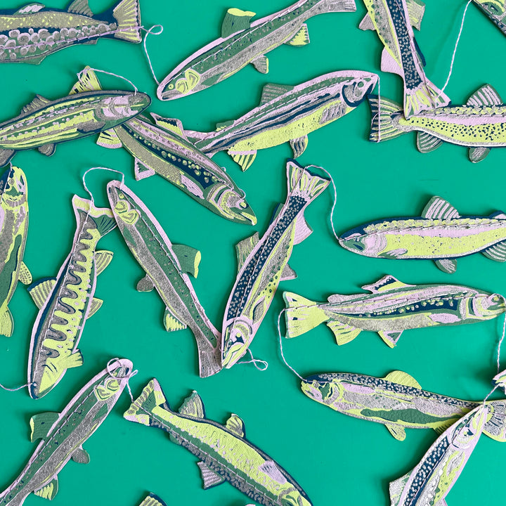 Anchovies Sewn Garland