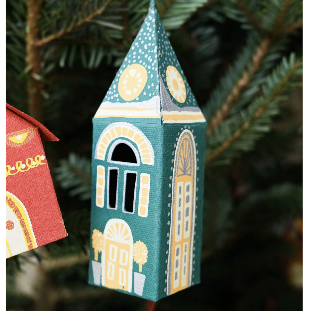 Paper House Ornament