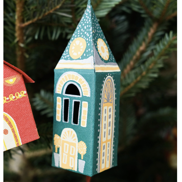 Paper House Ornament