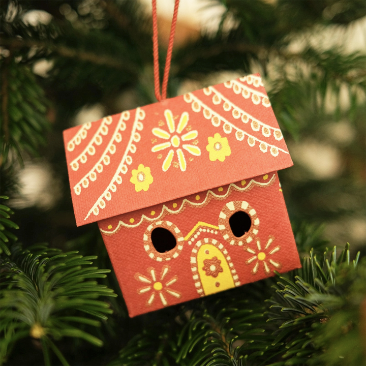 Paper House Ornament