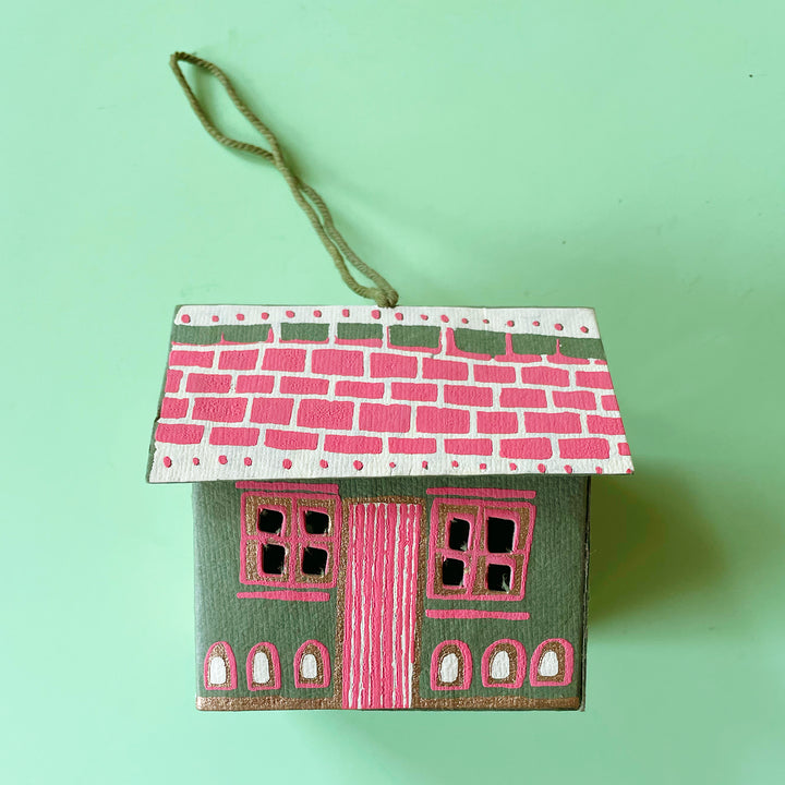 Paper House Ornament