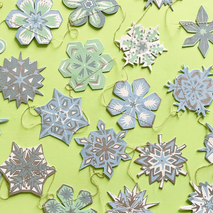 Snowflake Sewn Garland
