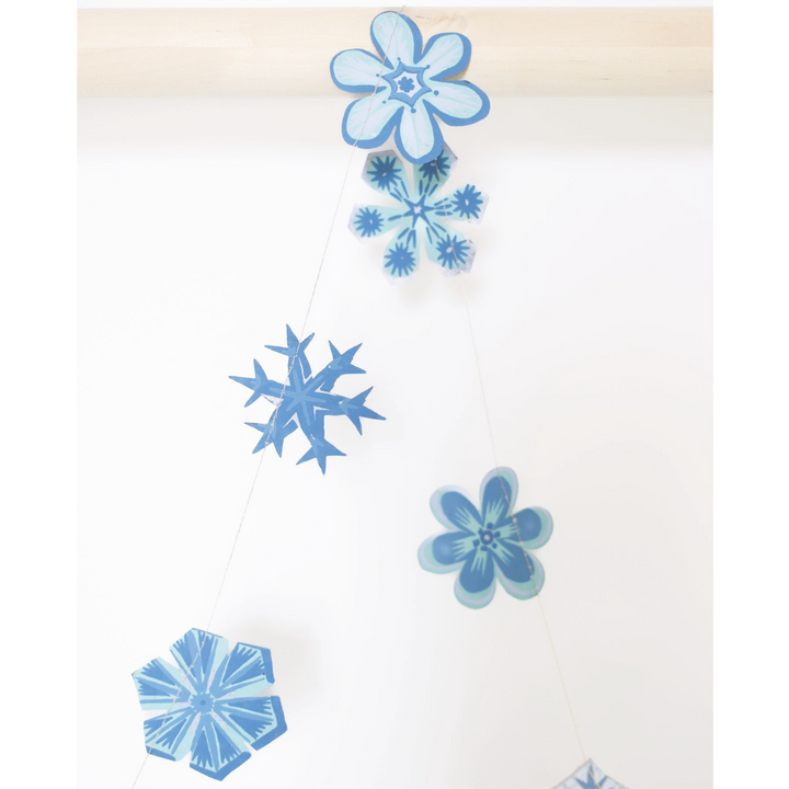 Snowflake Sewn Garland