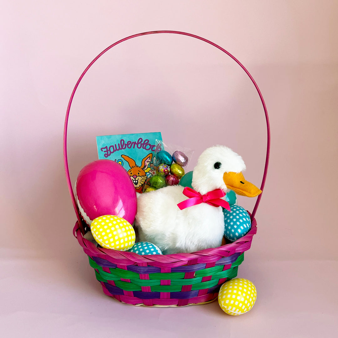 Colorful Bamboo Easter Basket