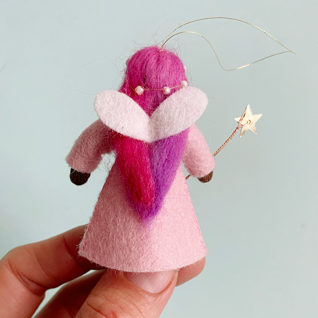 Aurora Felt Fairy Ornament