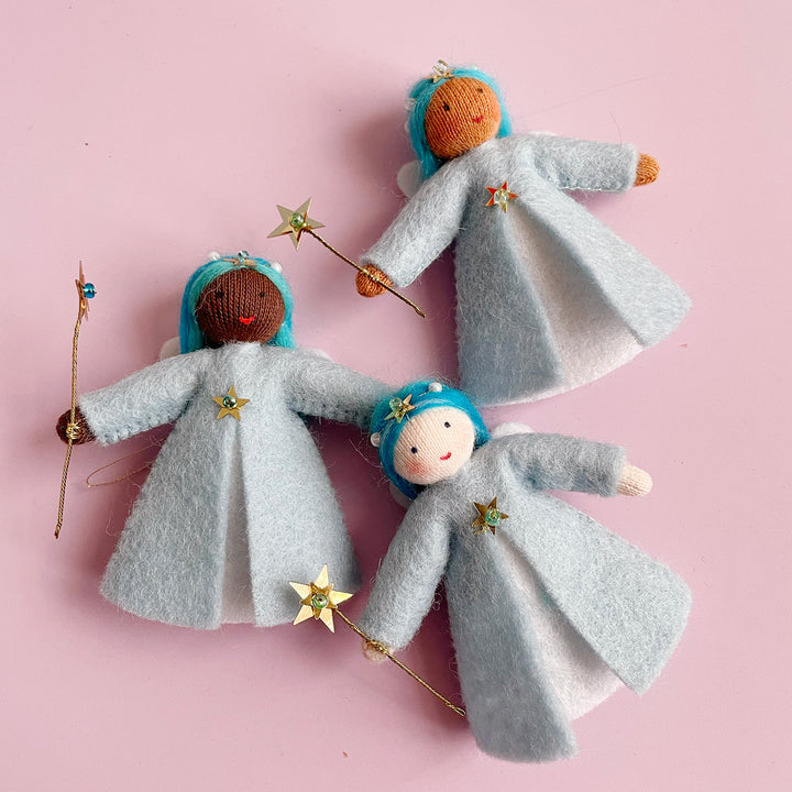 Aurora Felt Fairy Ornament