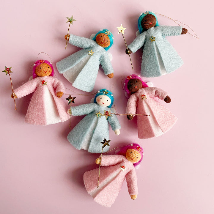 Aurora Felt Fairy Ornament