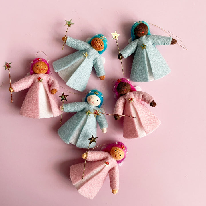 Aurora Felt Fairy Ornament