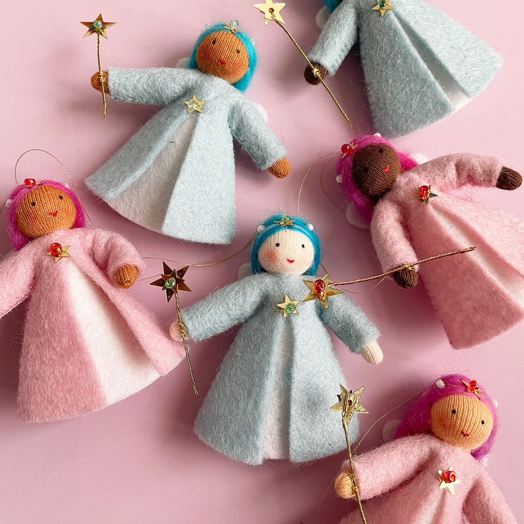 Aurora Felt Fairy Ornament