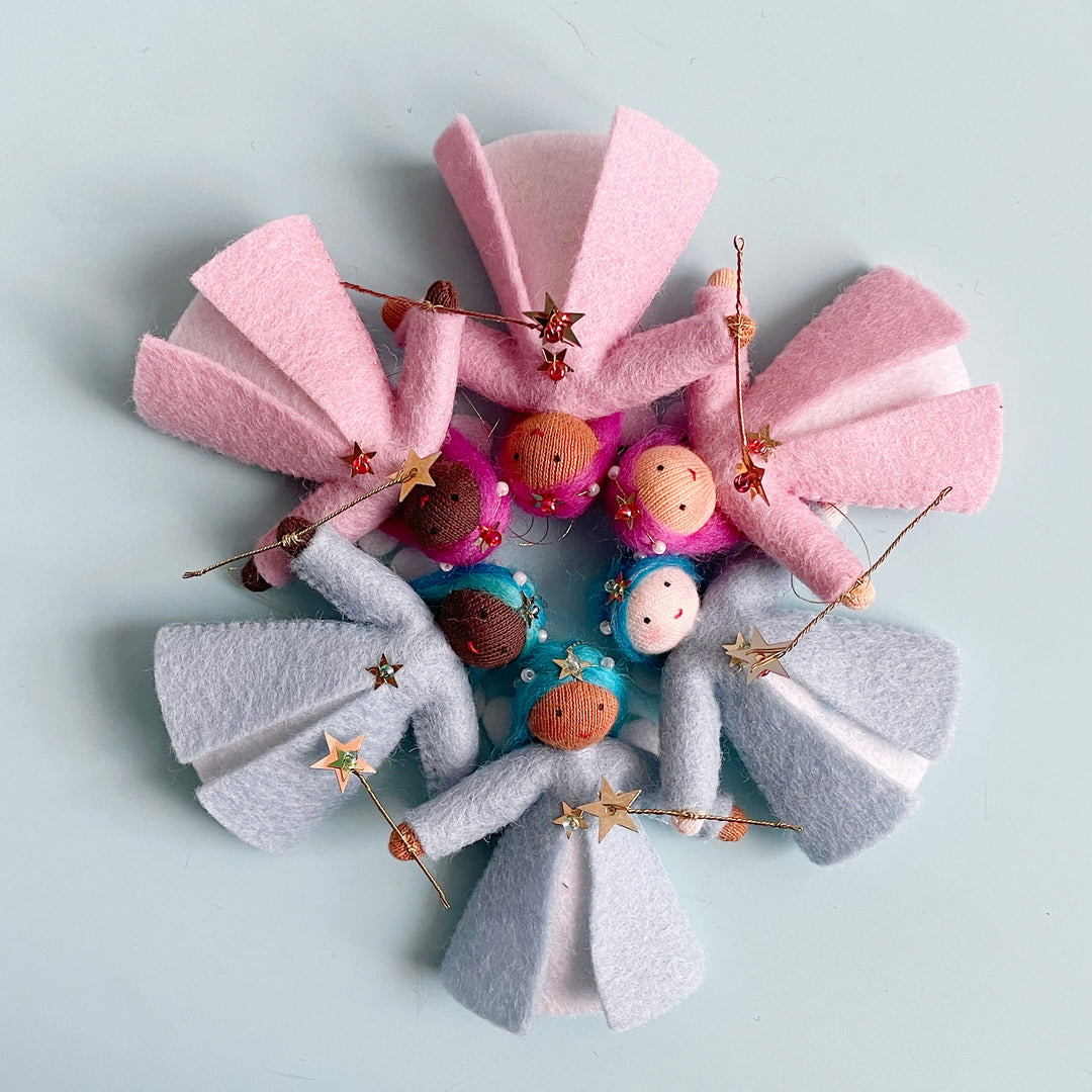 Aurora Felt Fairy Ornament