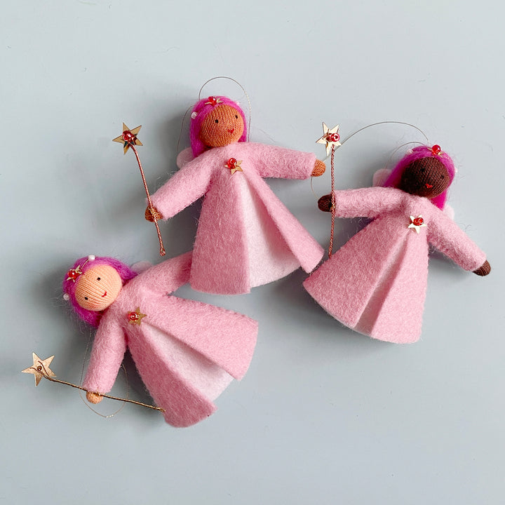 Aurora Felt Fairy Ornament