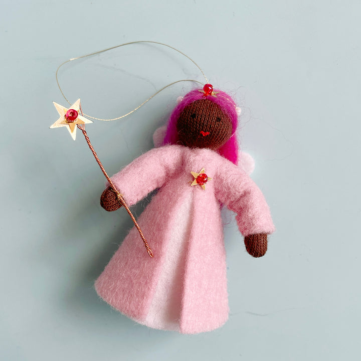 Aurora Felt Fairy Ornament