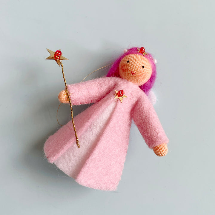 Aurora Felt Fairy Ornament