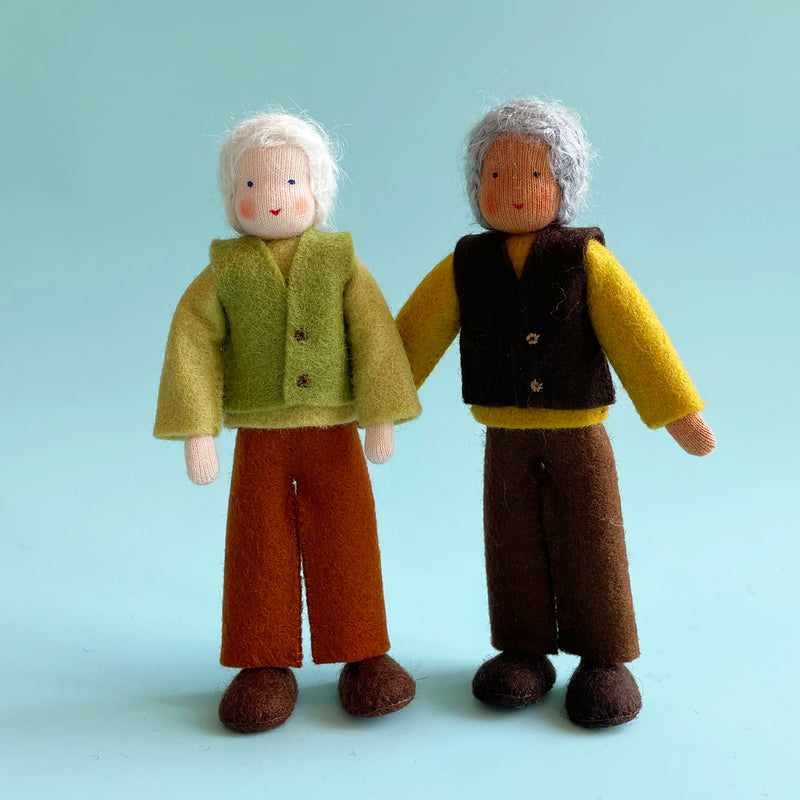 Grandparent Dollhouse Doll with Pants