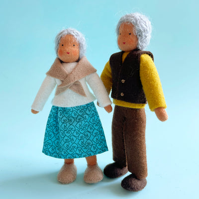 Grandparent Dollhouse Doll with Pants