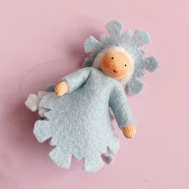 Snowflake Felt Fairy Ornament