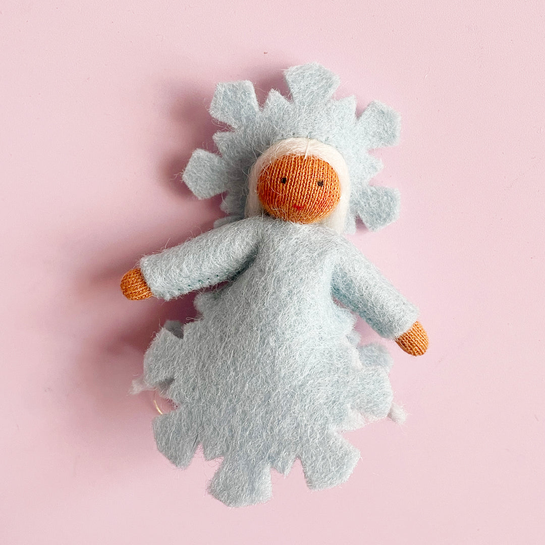 Snowflake Felt Fairy Ornament