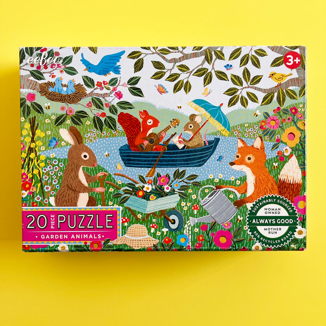 20-Piece Garden Animals Puzzle