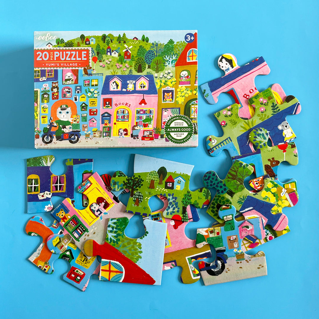 20-Piece Yumi's Village Puzzle