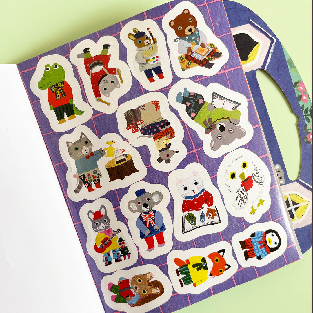 Cat's Apartment Yumi Kitagishi Sticker Kit