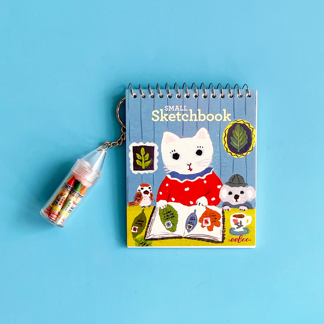 Mini Sketchbook and Crayons