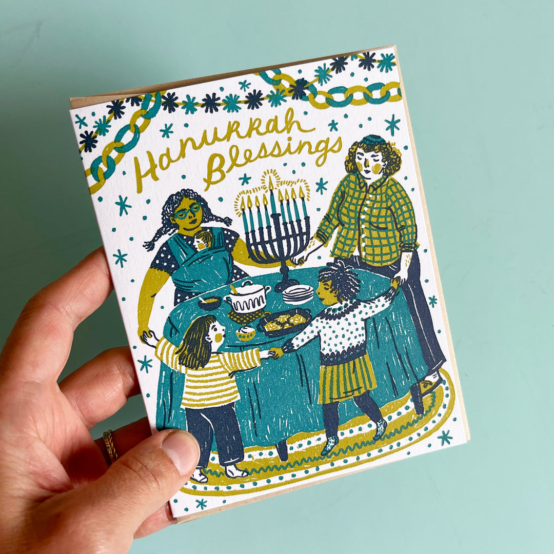 Hanukkah Blessings Card