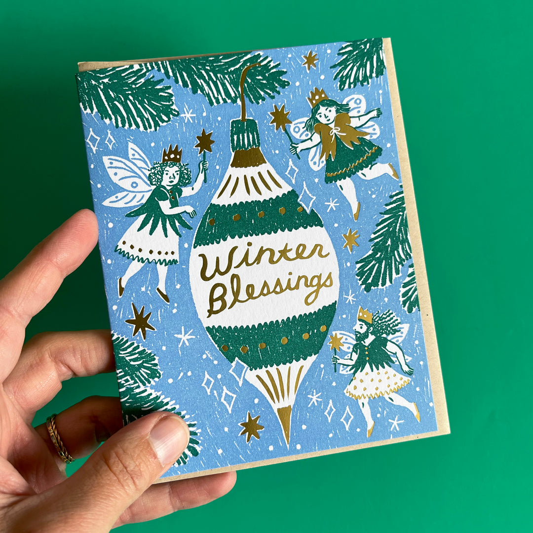 Winter Blessings Card