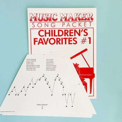 Music Maker Song Packet- Children's Favorites #1