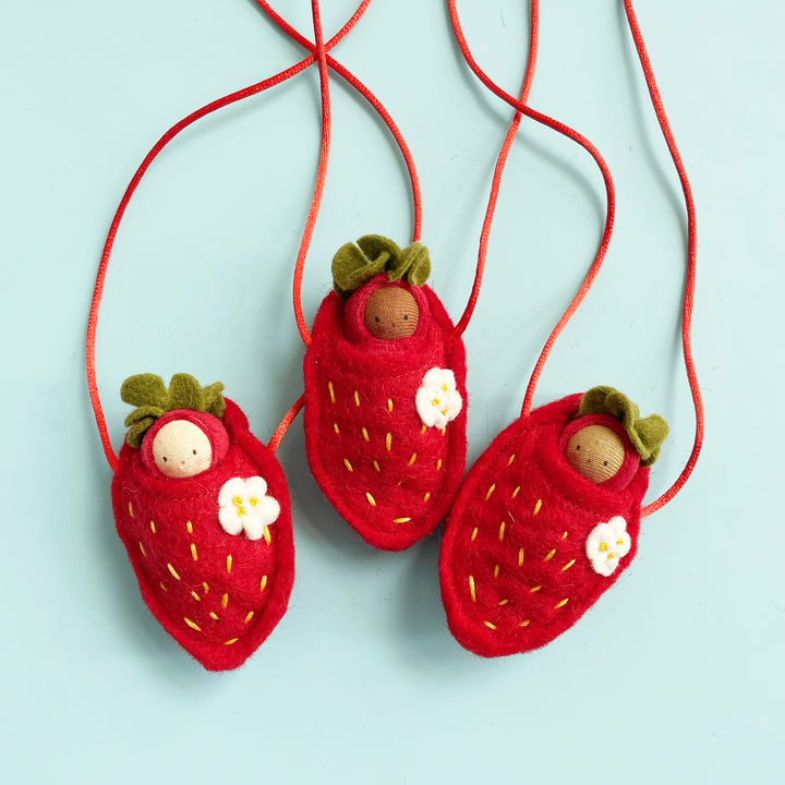 Strawberry Doll Necklace