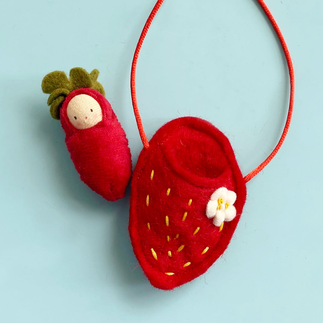 Strawberry Doll Necklace