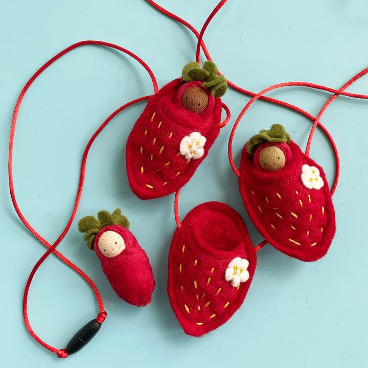 Strawberry Doll Necklace