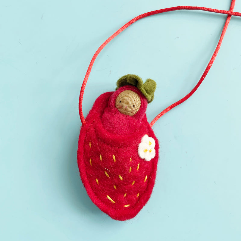 Strawberry Doll Necklace
