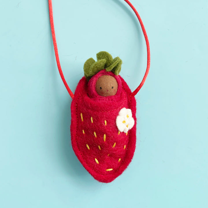 Strawberry Doll Necklace