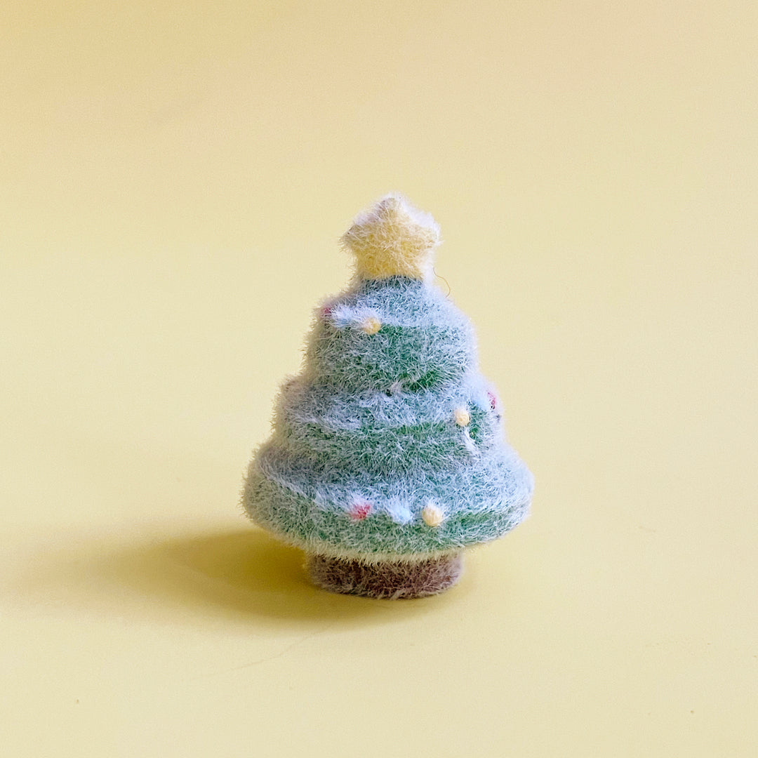Tiny Flocked Christmas Trees