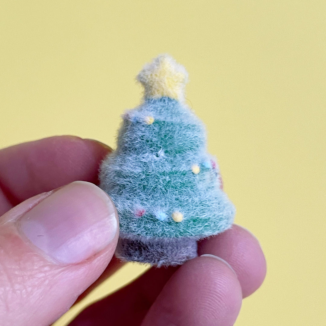 Tiny Flocked Christmas Trees
