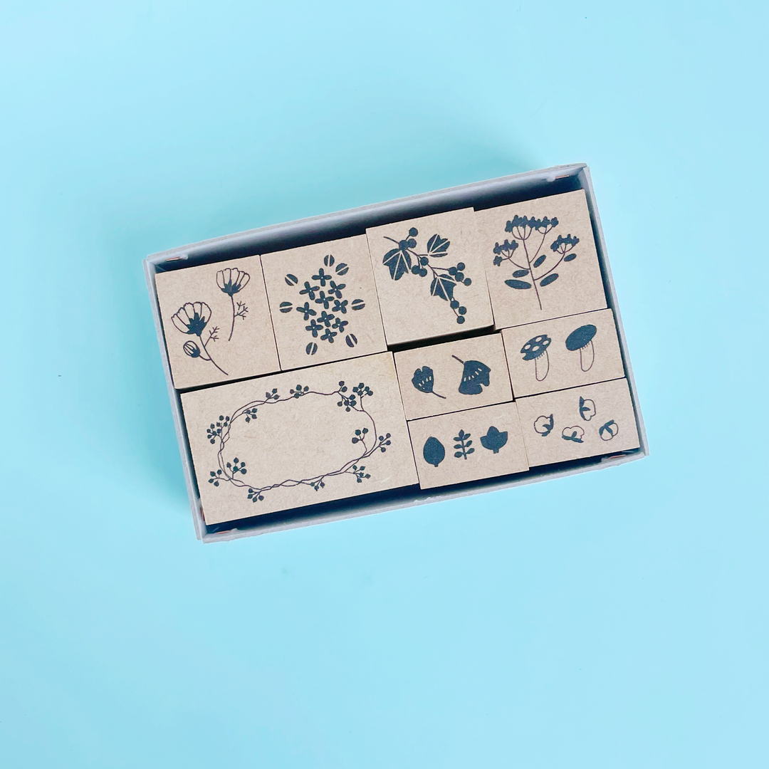 Small Floral Stamp Set