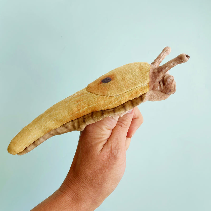 Banana Slug Finger Puppet