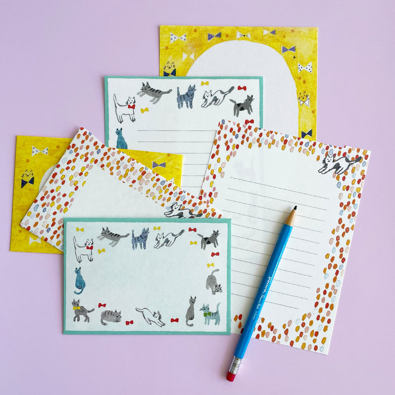 Many Many Cats Letter Set