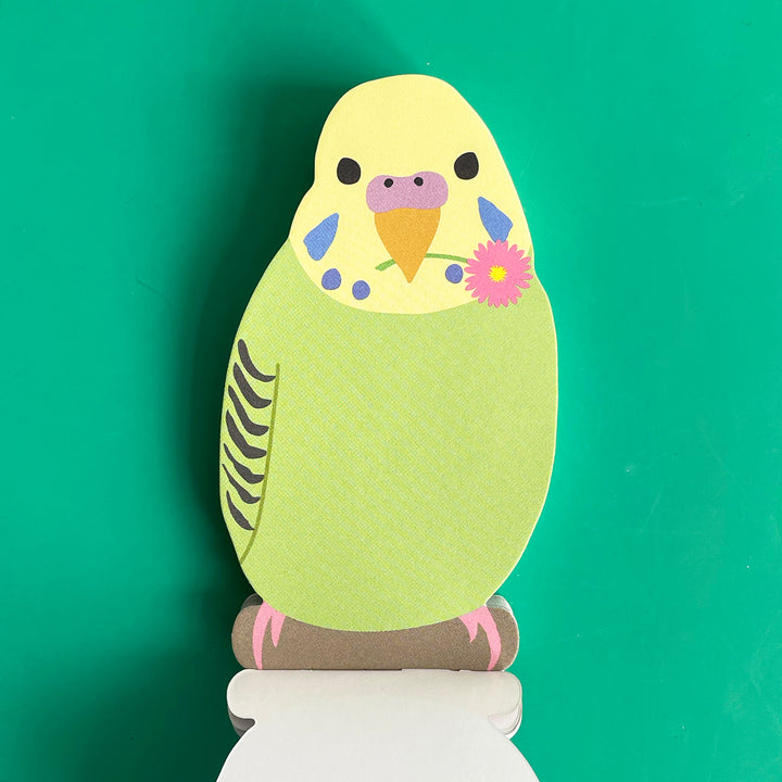 Budgerigar Memo Pad